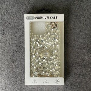 Crystal Clear Jeweled Phone Case for iPhone 12 Pro Max